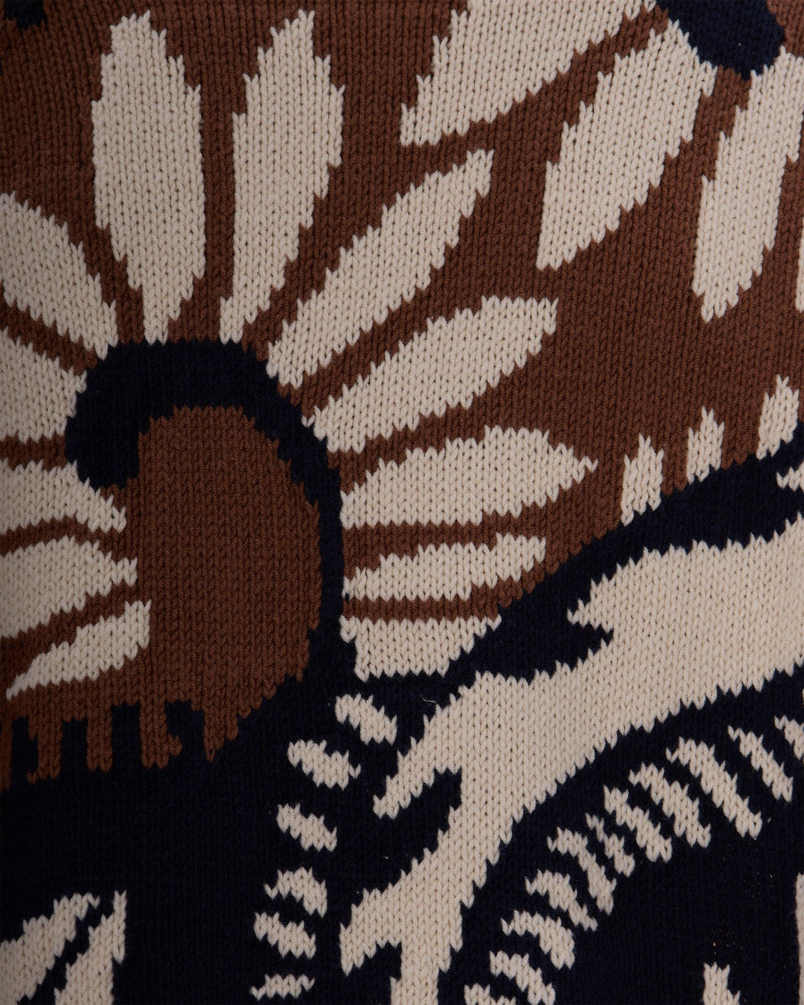Multicolor  Knitted Crew Neck Sweater 3