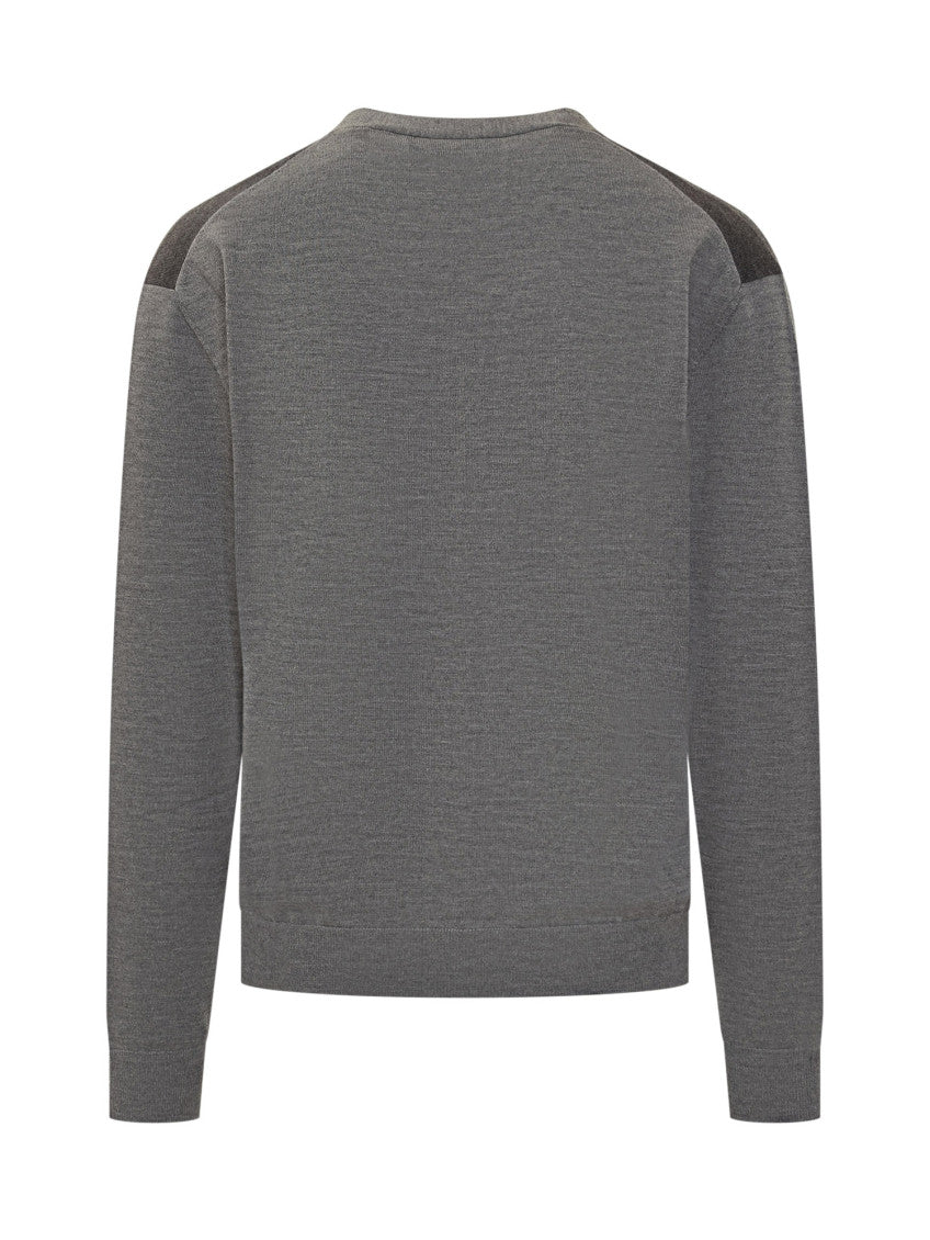 Grey Color Block Cardigans 2