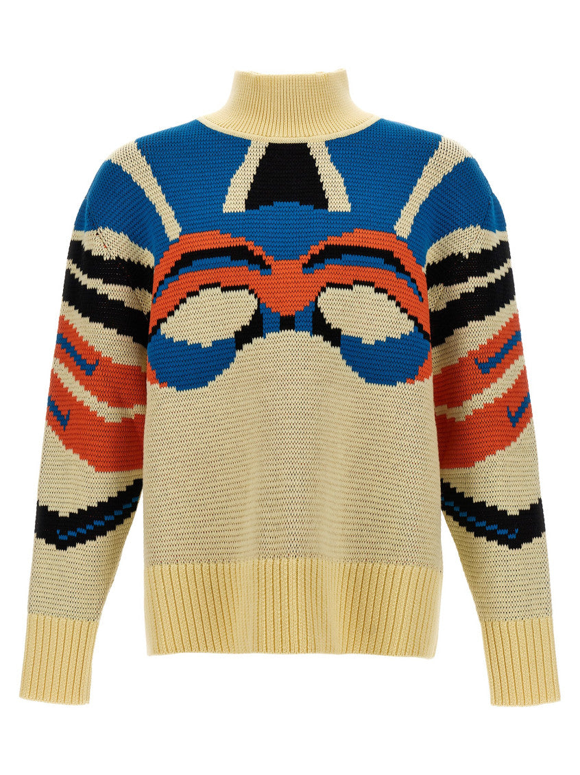 Multicolor Jacquard Sweaters 1
