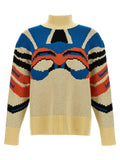 Multicolor Jacquard Sweaters 1