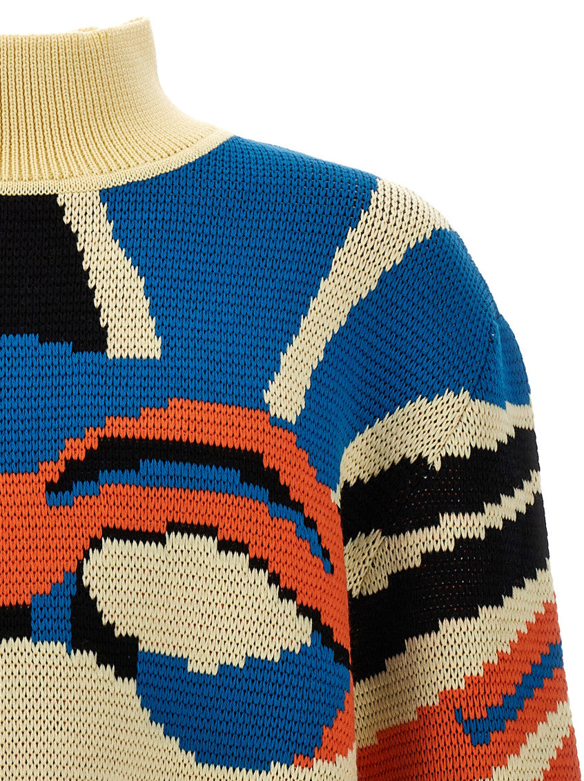 Multicolor Jacquard Sweaters 3