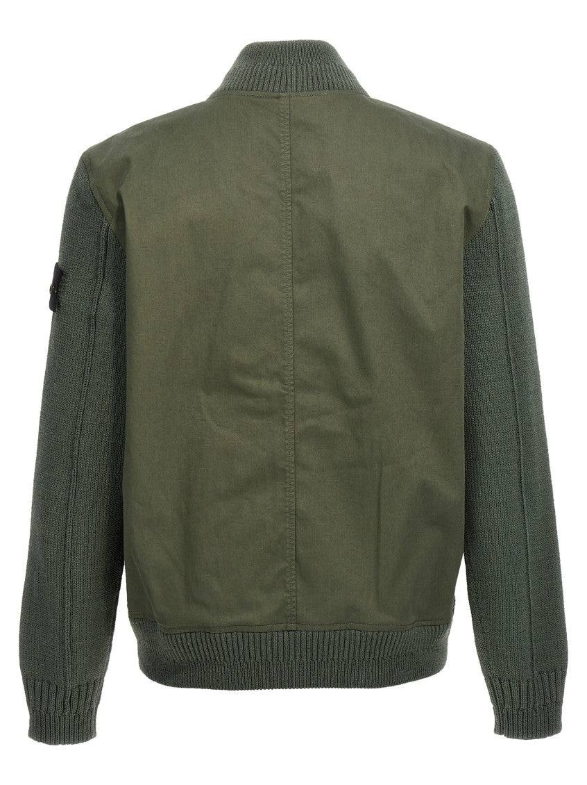 Green 'Bio Raso with Bio Alloy Light Cover TC' bomber jacket 2
