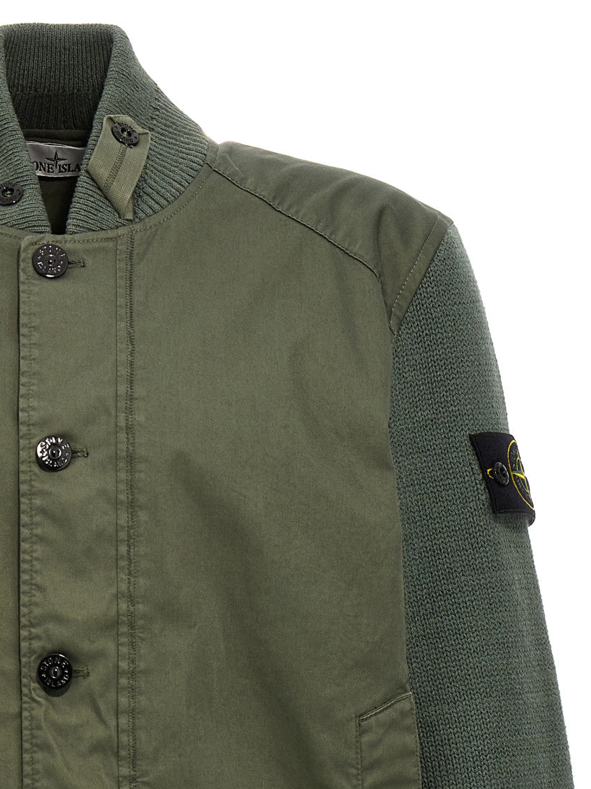 Green 'Bio Raso with Bio Alloy Light Cover TC' bomber jacket 3
