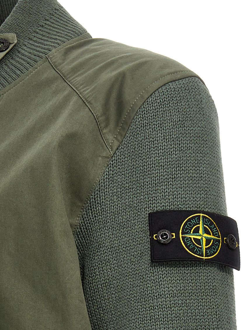 Green 'Bio Raso with Bio Alloy Light Cover TC' bomber jacket 4