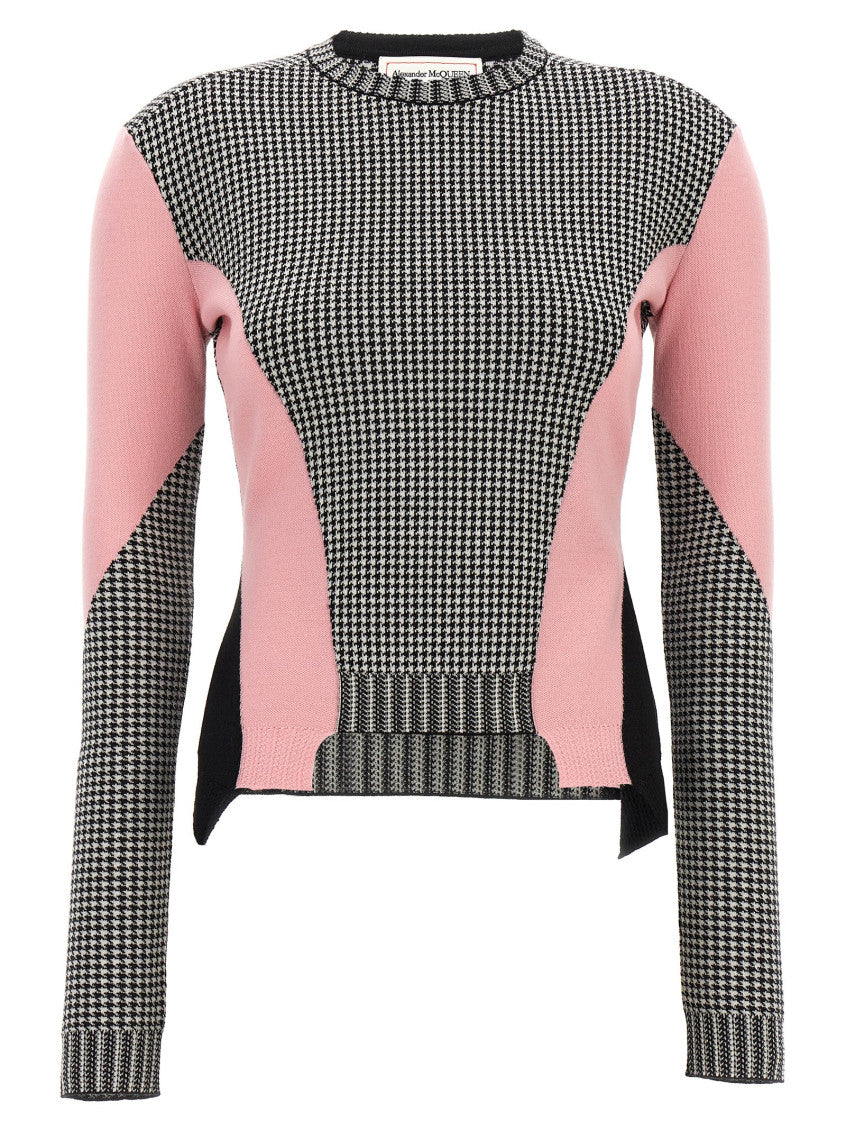 Multicolor Houndstooth sweater 1