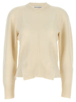 White 'Chevron Corset' sweater 1