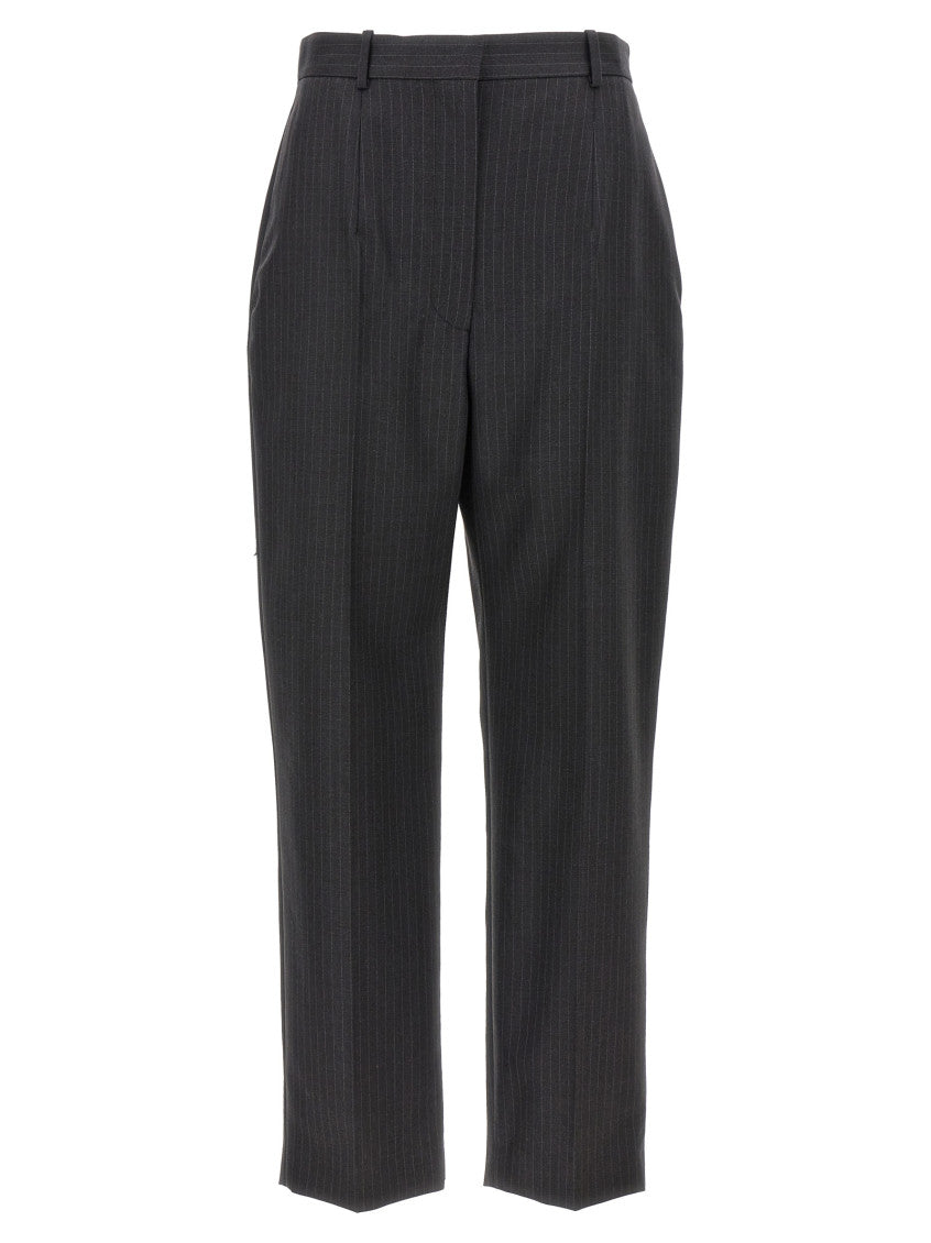 Grey Pinstripe pants 1