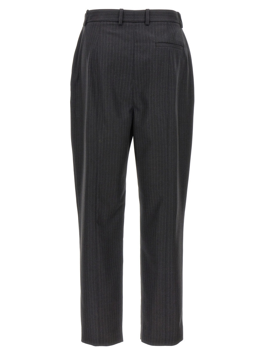 Grey Pinstripe pants 2