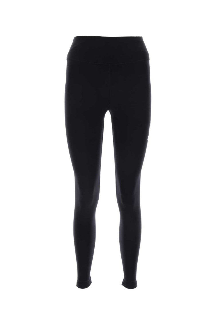 Black Reflective Logo Leggings 1