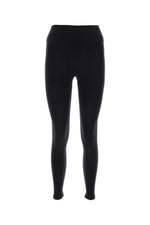 Black Reflective Logo Leggings 1
