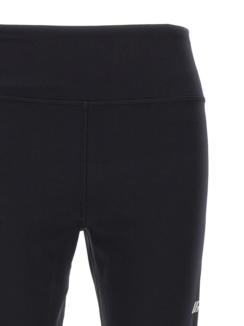 Black Reflective Logo Leggings 3