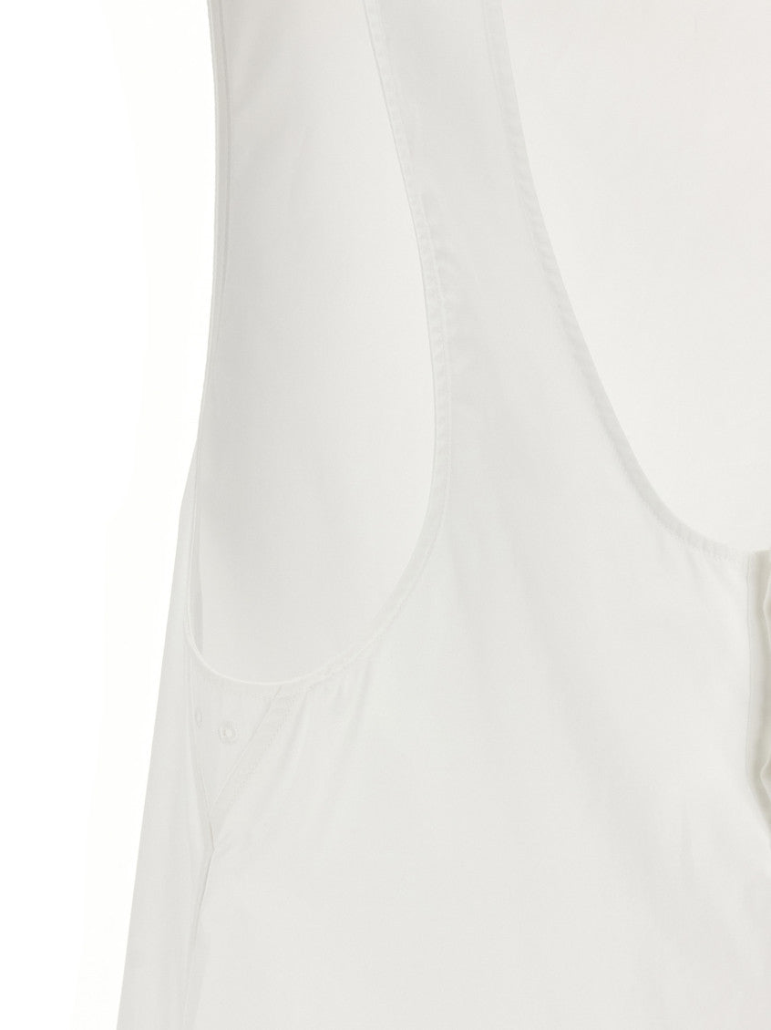 White 'Henley' tank top 4