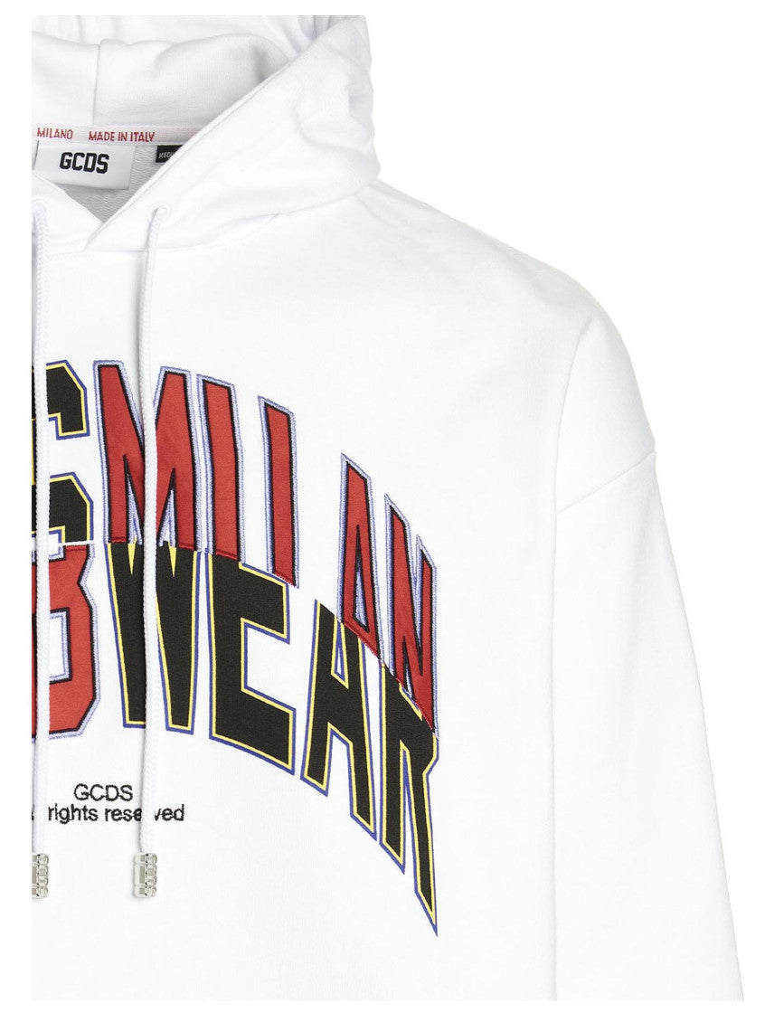 White 'College’ hoodie 3
