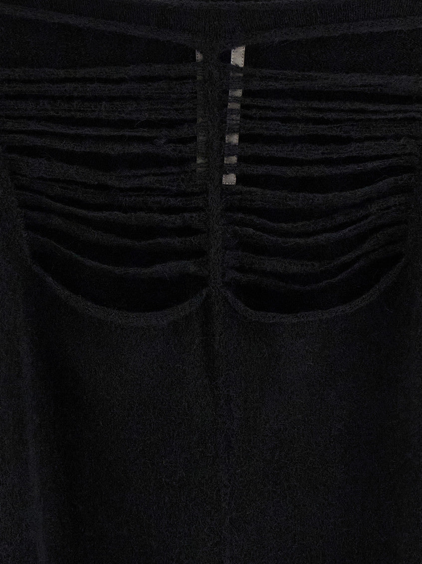 Black 'LS Top' sweater 4