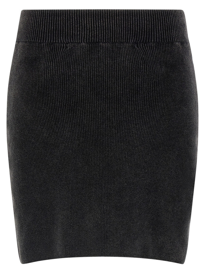 Black Chenille skirt 2