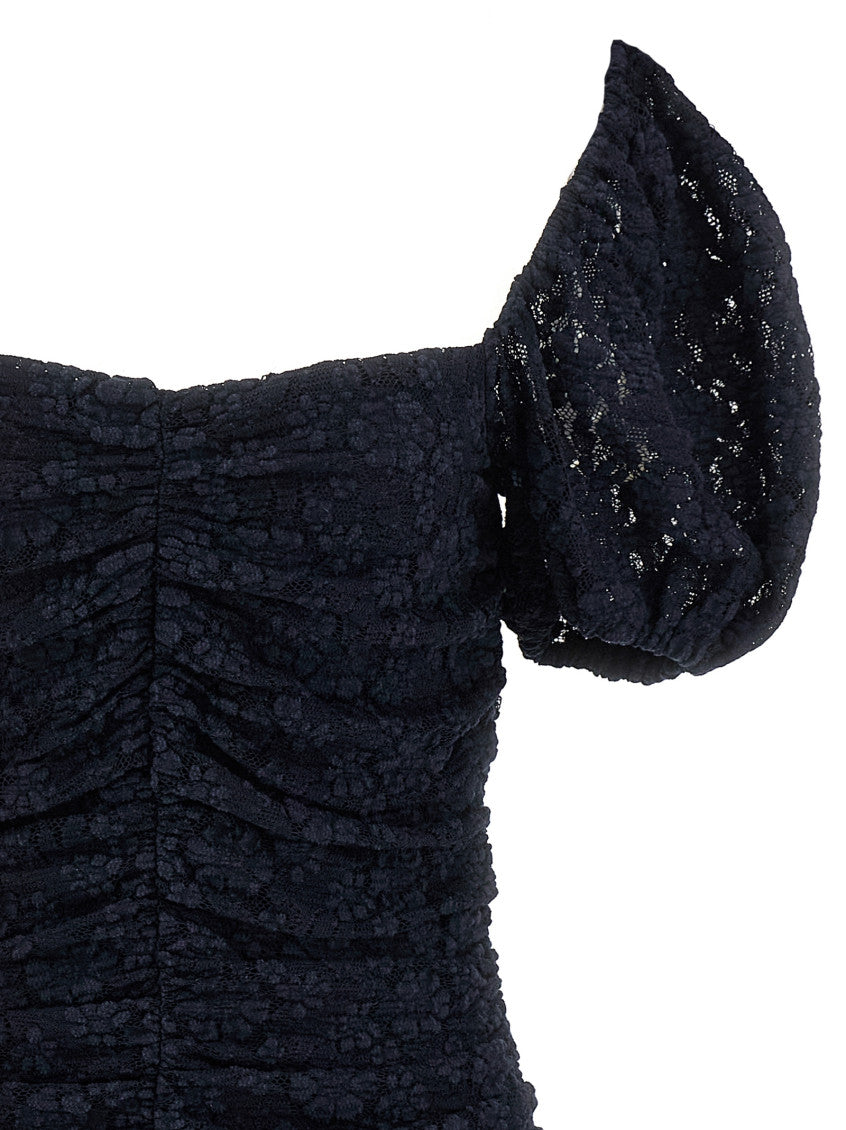 Blue Lace dress 3