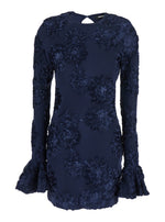 Blue '3D Mesh Mini' dress 1