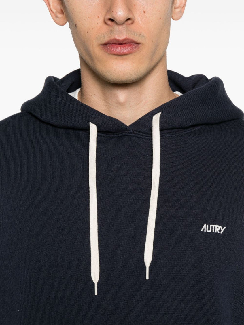 Navy Blue Logo Hoodie 4