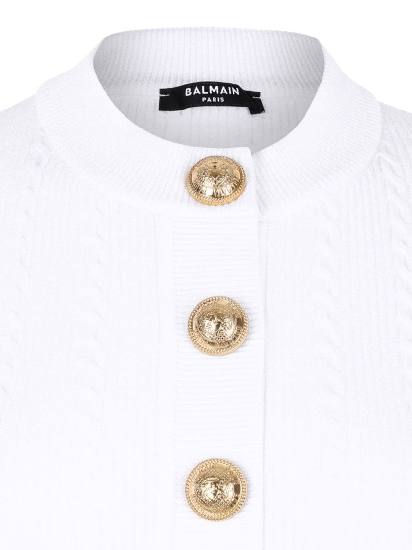 White Ribbed Buttoned Top 2