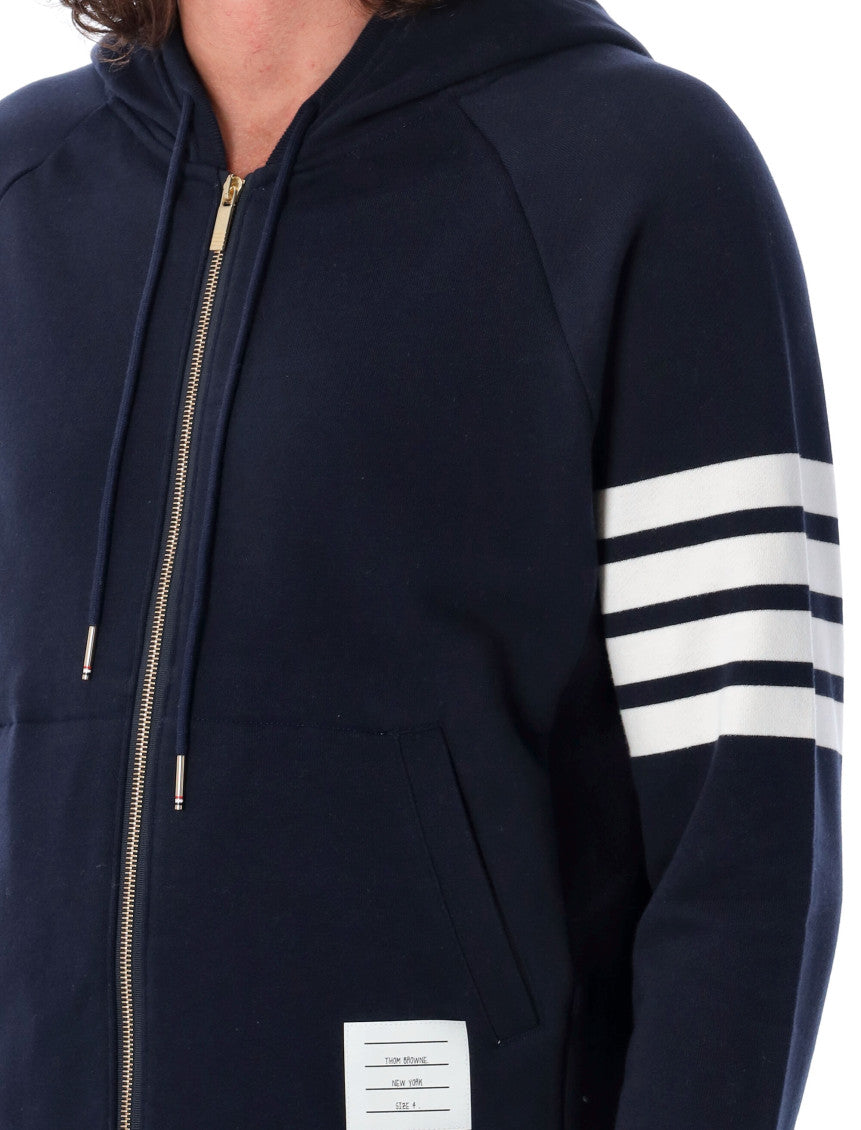 Blue Classic Loopback 4-bar Full Zip Hoodie 3