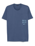 Blue Crewneck Logo T-Shirt 1