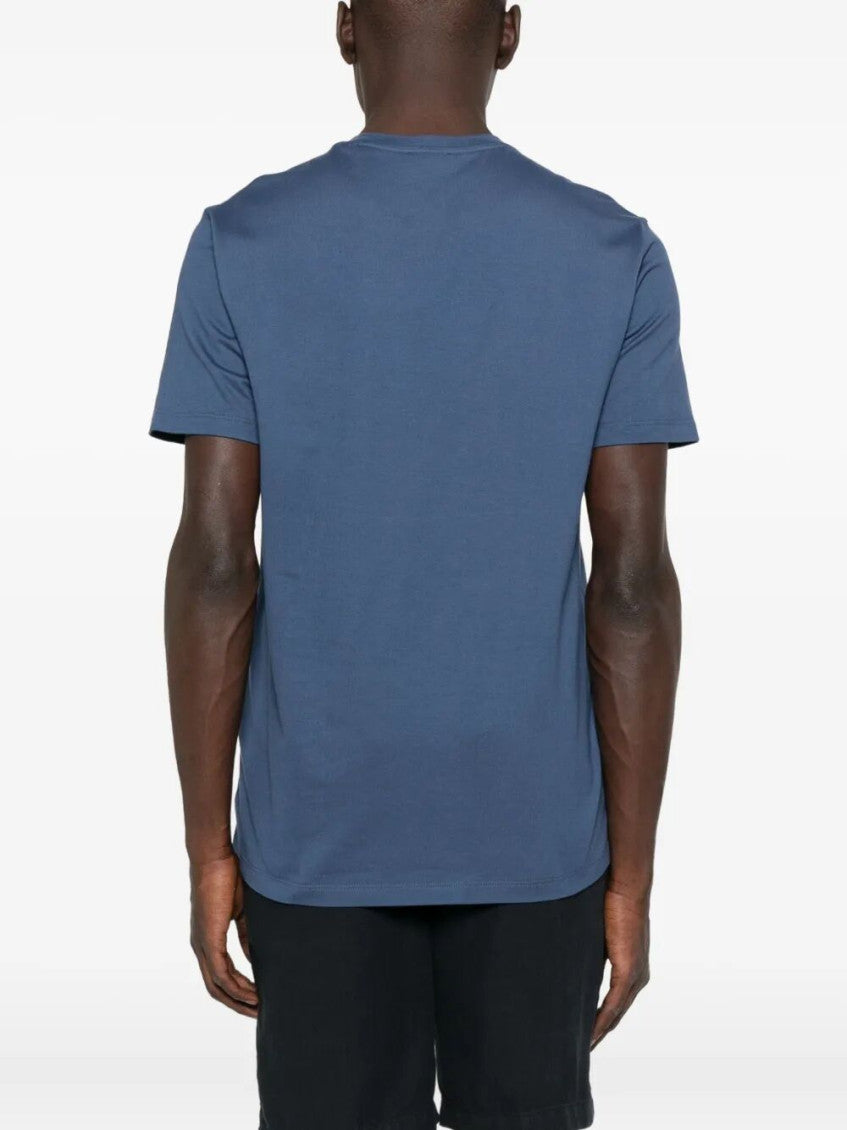 Blue Crewneck Logo T-Shirt 3