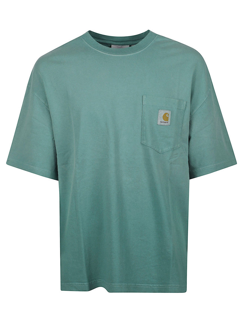Green Crewneck Logo T-Shirt 1