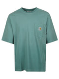Green Crewneck Logo T-Shirt 1