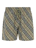 Green Check Swim Shorts 1