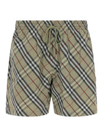 Green Check Swim Shorts 1