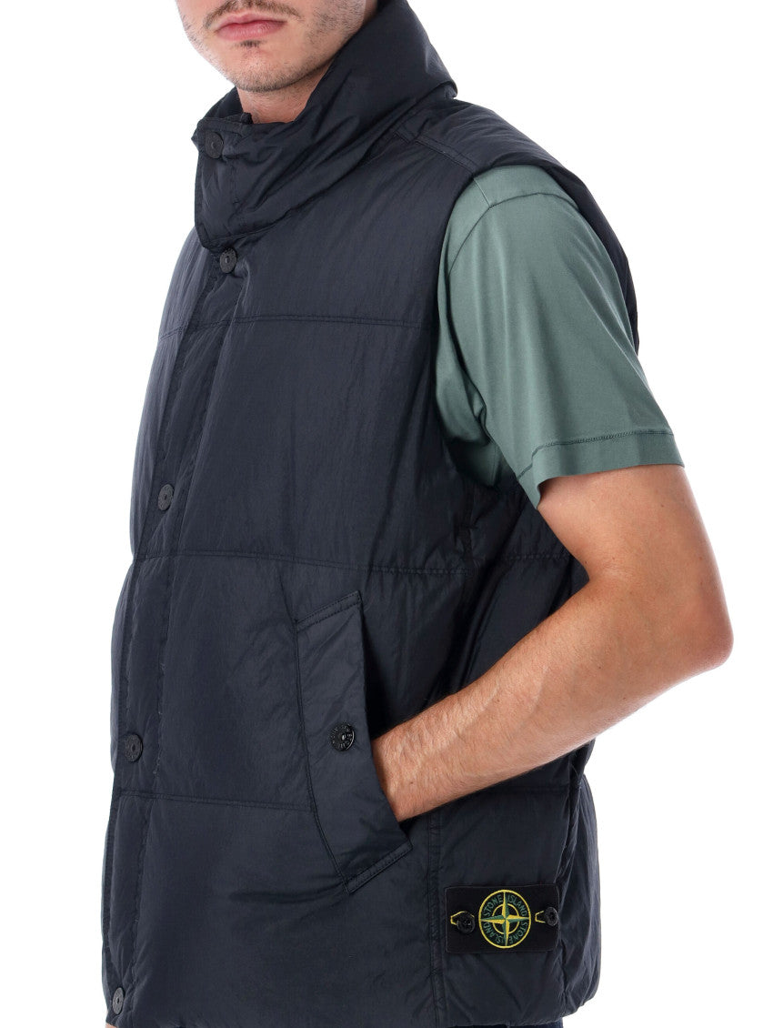 Navy Blue Sleeveless Jacket 3