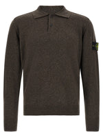 Dark Brown Polo Sweater 1