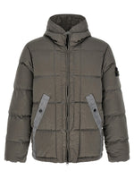 Taupe Logo Hood Jacket 1