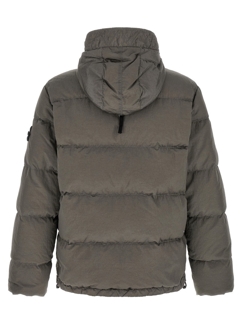 Taupe Logo Hood Jacket 2