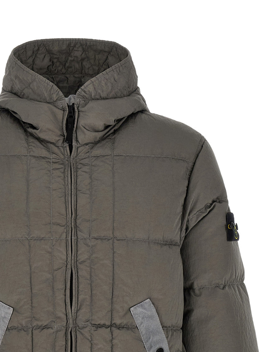 Taupe Logo Hood Jacket 3