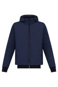 Navy Blue Hood Jacket 1