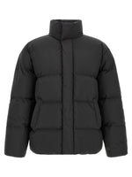 Black Quilted Relaxed Jacket 1