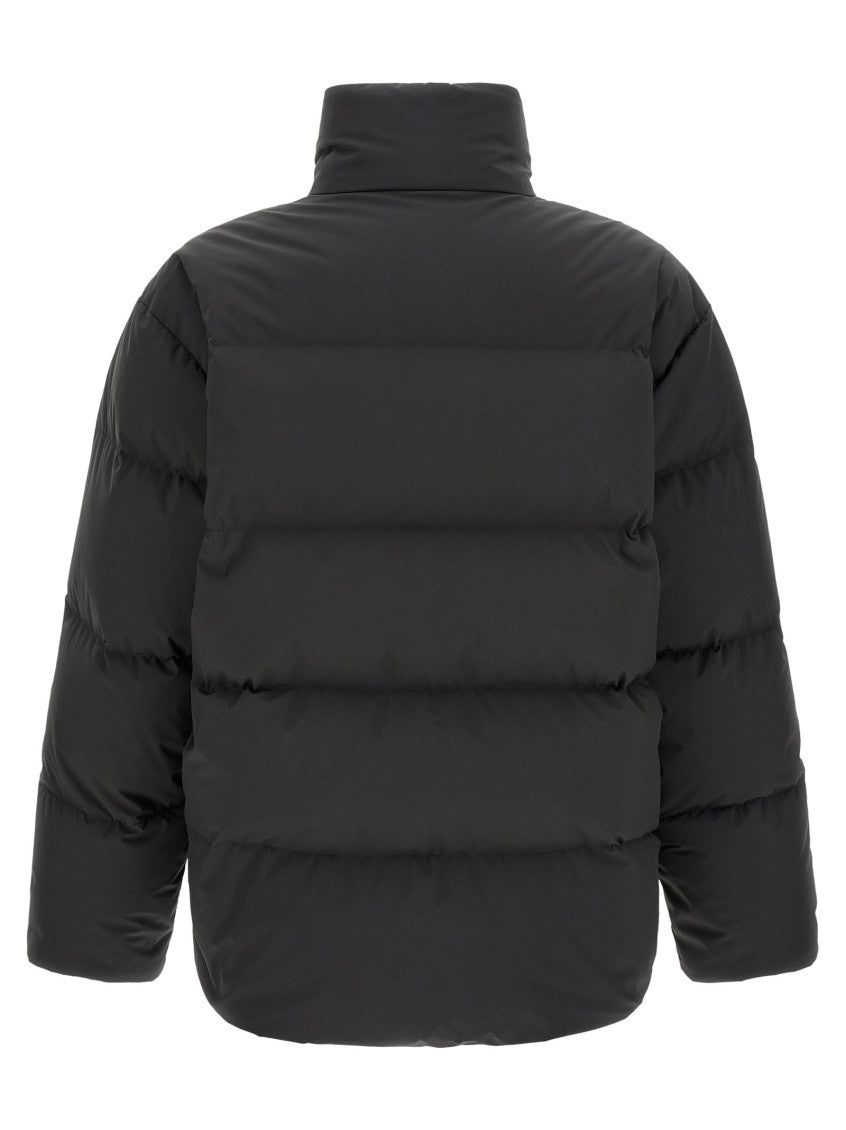 Black Quilted Relaxed Jacket 2