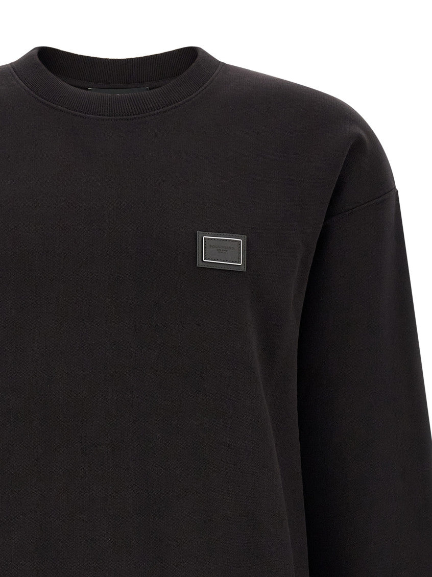 Black Crew Neck Sweatshirt 3