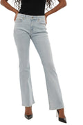 Blue Bootcut Mid Rise Jeans 1