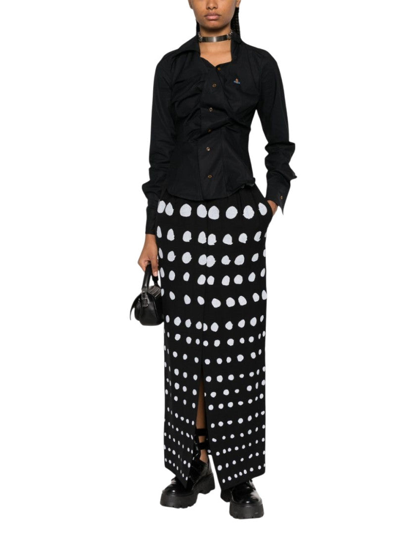 Black Slim Solid Shirt 2