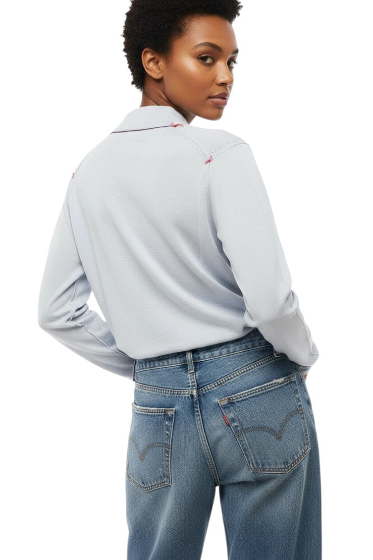 Sky Blue Turtle Neck Sweater 2