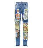 Sky Blue Straight Mid Rise Jeans 1