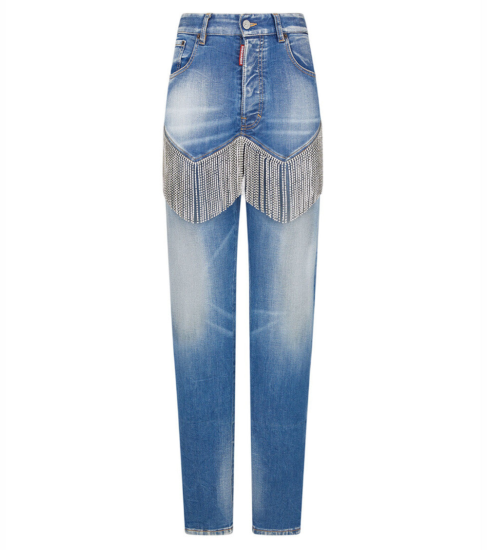 Sky Blue Regular Mid Rise Jeans 1