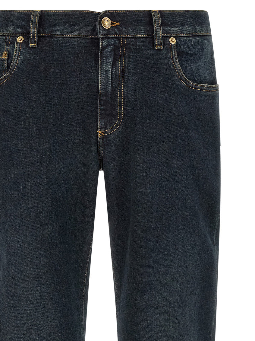 Dark Blue Slim Jeans 3