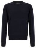 Navy Blue Embroidered Sweater 1