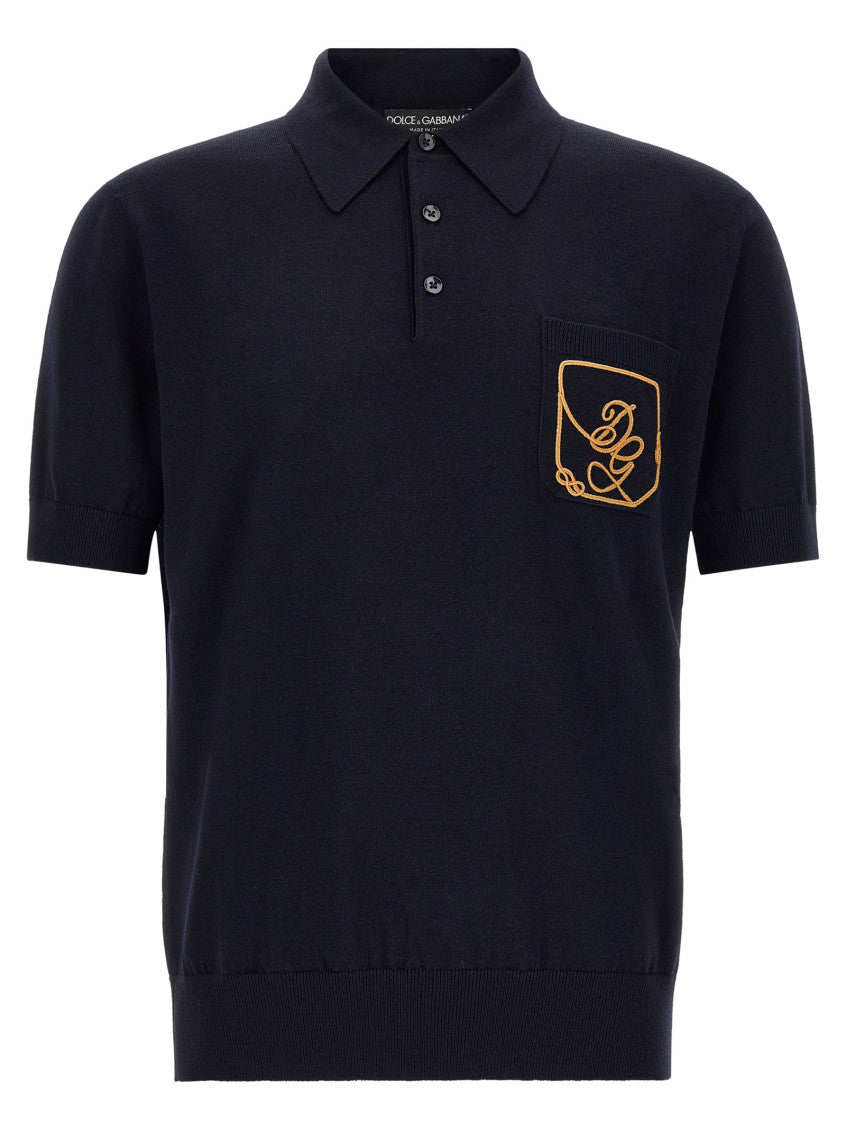 Dark Blue Logo Polo 1