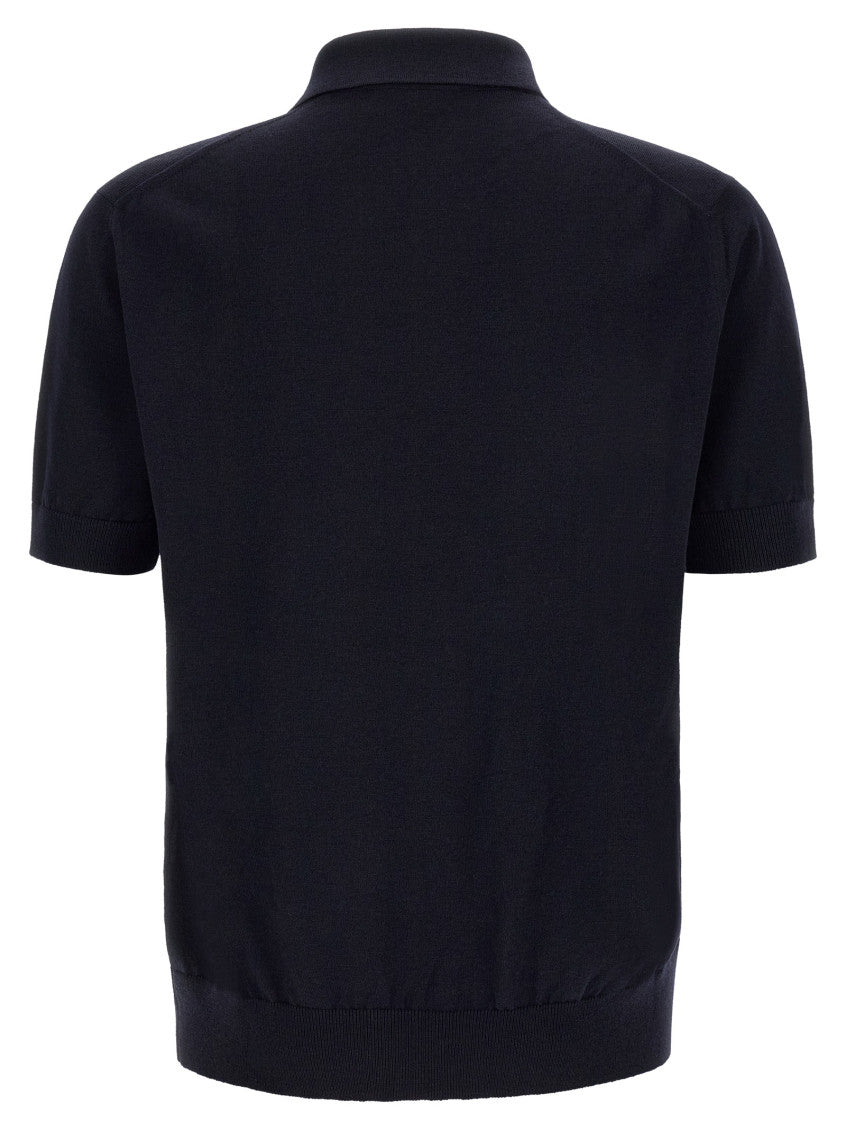 Dark Blue Logo Polo 2