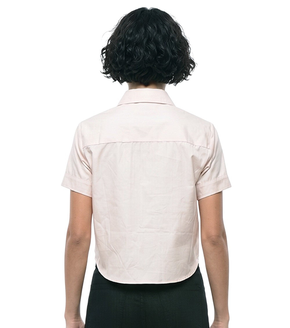 Light Pink Cropped Shirt 2