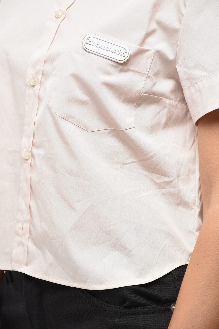Light Pink Cropped Shirt 3
